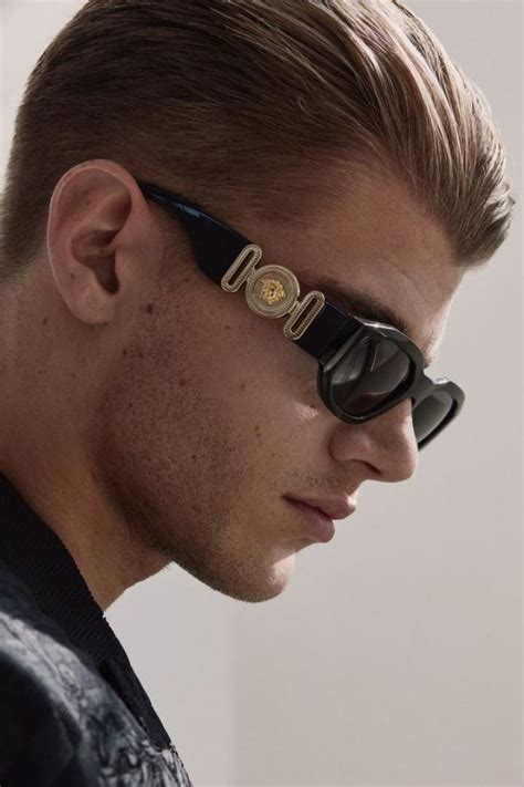 versace sunglasses men on face
